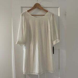 Cream Dress with bow